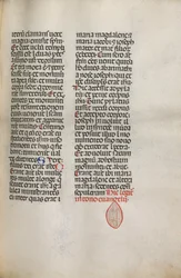 Missale: Fol. 122: contains music for Hely Hely Lama etc. within St. Mattion Passion
