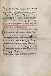 Missale: Fol. 156: Music for Exultet, 1469