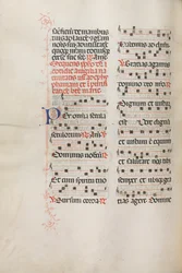 Missale: Fol. 176v: Music for Various Ordinary Prayers