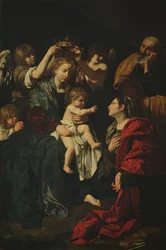 The Holy Family with St. Catherine