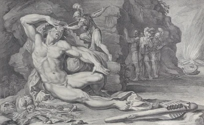 Ulysses Driving a Burning Stake into Polyphemus