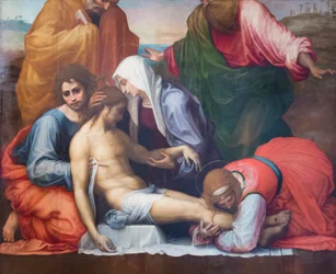 Lamentation over the dead Christ