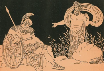 Aeneas and Tiber