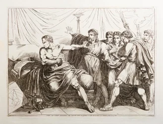 Cato, Not Wanting to Survive Slavery from His Homeland, Kills Himself by Tearing Out His Intestines