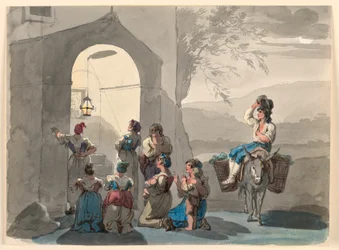 Ave Maria at Tivoli, 1807–08