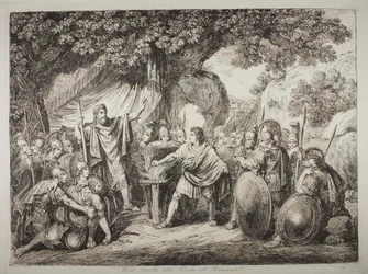 Gaius Mucius Scaevola in the presence of Lars Porsena