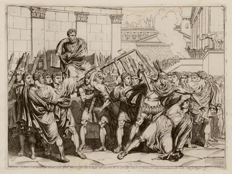 Gaius Servilius Ahala Killing Spurius Maelius, 439 BC