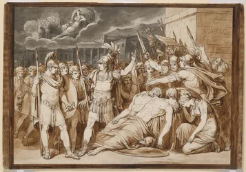 Juno Swears to Avenge the Death of Almo and Galaesus