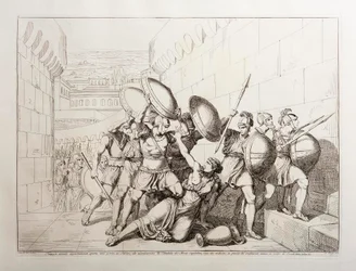 Tarpeia opens the city gates