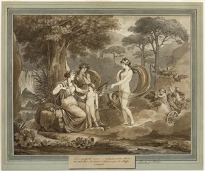 Venus Presents Cupid to Calypso, from The Adventures of Telemachus, Book 7