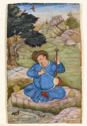 Musician in a Landscape, 1575-1580