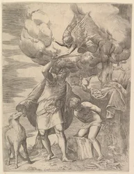 The Angel Staying the Arm of Abraham