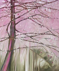 Dreamy Pink Forest