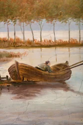 Meeting Room Murals with Rural Scenes (ca. 1810) Scene 3