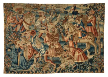 Tapestry, Month of April, from Tournai