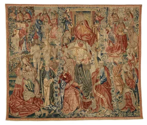 Tapestry, part of a Credo tapestry depicting The Creation of the World