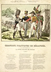 The Holy Alliance of the Nations, from Chansons Politiques de Beranger, 1815-1818