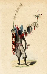 Warrior of Solor Island, Indonesia