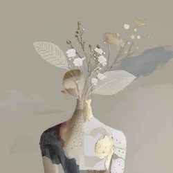 Graceful Golden Bloom
