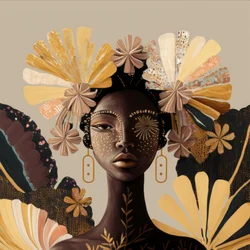 Serene Golden Portrait