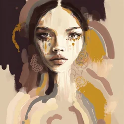 Soulful Abstract Beauty