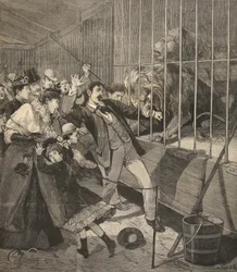 Visitor Attacked by a Lion in a Menagerie, from 