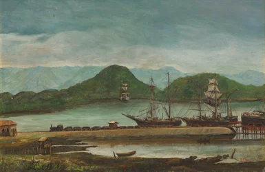 Port of Santos, SP, 1888
