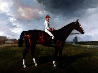 St. Gatien with Charles Wood Up, at Newmarket