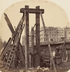 Construction of the 1862 International Exhibition at South Kensington, 1862