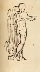 Study of a Group of Standing Figures