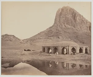 Baba Wali Kotal, showing the position of Ayaub