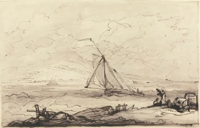 A Squall off a Mountainous Coast