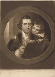 Benjamin West and His Son Raphael Lamar West