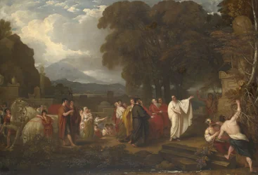 Cicero Discovering the Tomb of Archimedes, 1804
