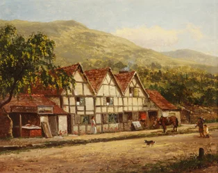 The Old Blacksmiths Shop, Great Malvern, 1871