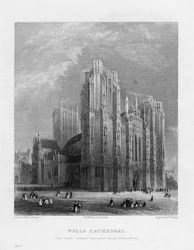 Wells Cathedral, Somerset, c1860