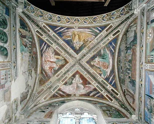 Episodes from the Life of St. Augustine, from the choir ceiling, 1463-65