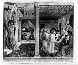 Pope Innocent III Approving the Rule