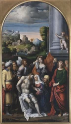 Lamentation over the dead Christ