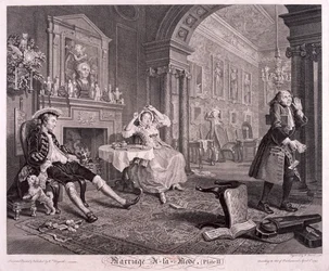Marriage a la Mode, 1745, plate II
