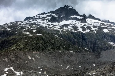 Mountains Above the Rhone Glacier, Switzerland