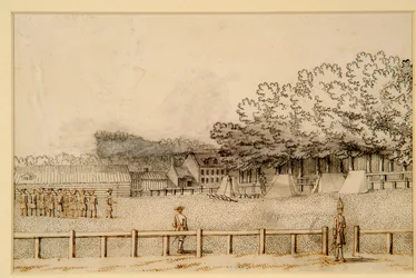 Encampment of Soldiers, Hampton Court Green