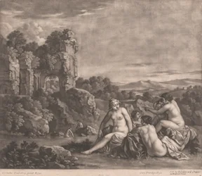 Nymphs Bathing