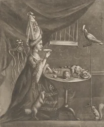 Woman Drinking Tea