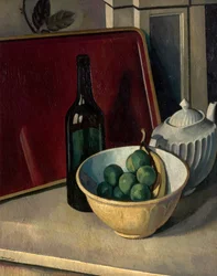 Still Life with Yellow Bowl and Fruit
