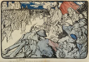 The Barricade, illustration from 