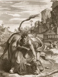 Achelous in the Shape of a Bull is Vanquished by Hercules, 1731