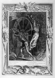 Ixion in Tartarus on the Wheel