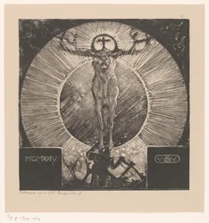 Figure Before the Appearance of a Deer (The Vision of St. Hubertus)