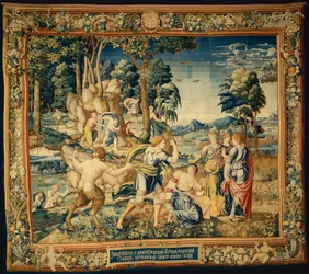 Pomona Surprised by Vertumnus and Other Suitors, from The Story of Vertumnus and Pomona